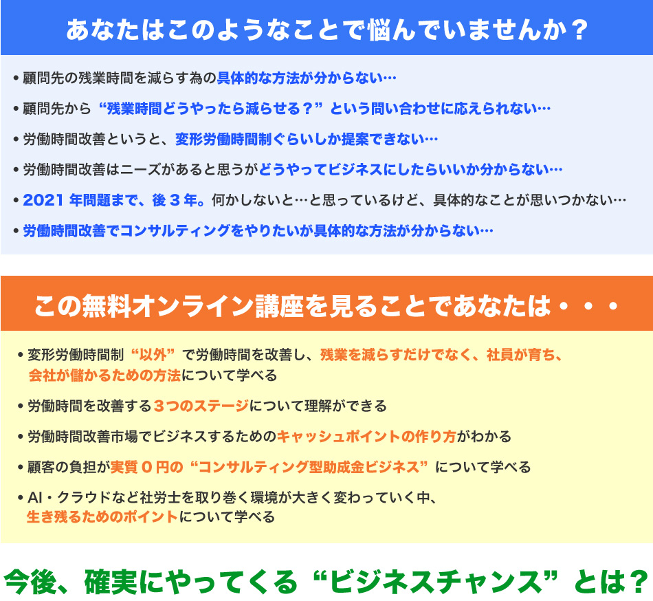 あなたはこのようなことで悩んでいませんか